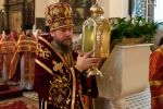 В кафедральный собор епархии доставлен Благодатный огонь